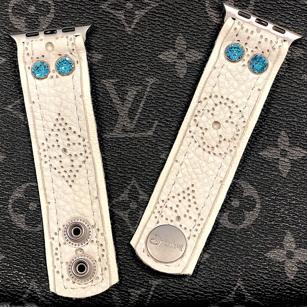 SPARK*L  LV white Mahina skinny band size Large